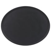 OVAL CAMTREAD TRAYS 23”x29” – BLACK SATIN - Mabrook Hotel Supplies